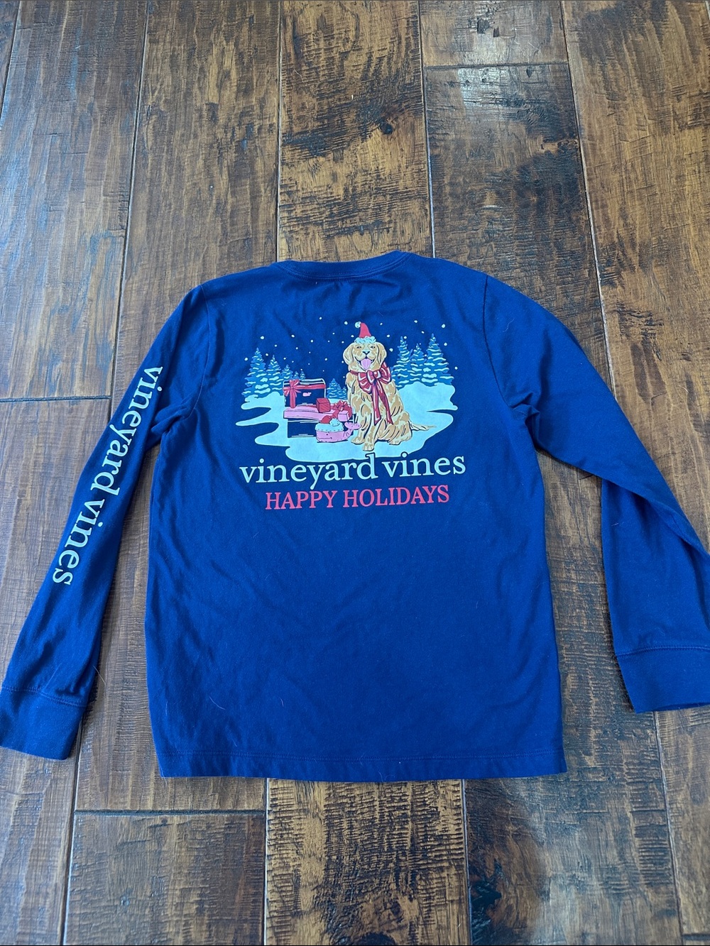 Vineyard Vines Boys Holiday Long Sleeve T-Shirts (Lot of 2) - Picture 13 of 13